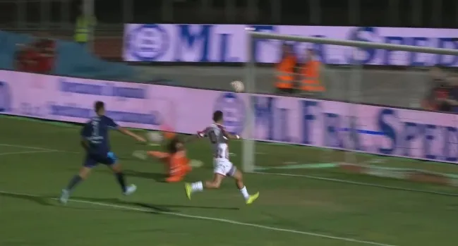 Galeotti beffato anche dalla deviazione di Pieraccini