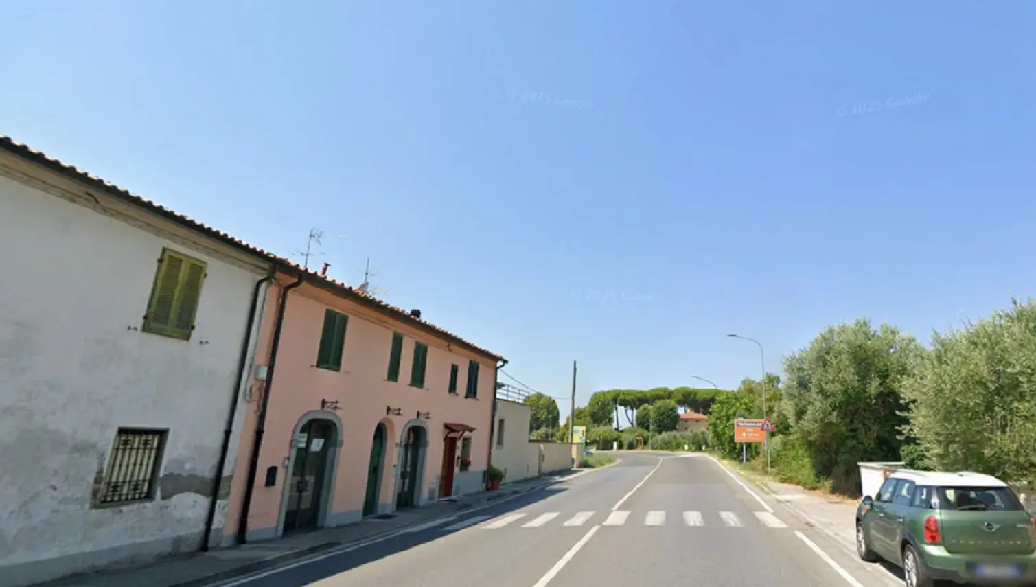 L'incidente si è verificato in via Tosco Romagnola