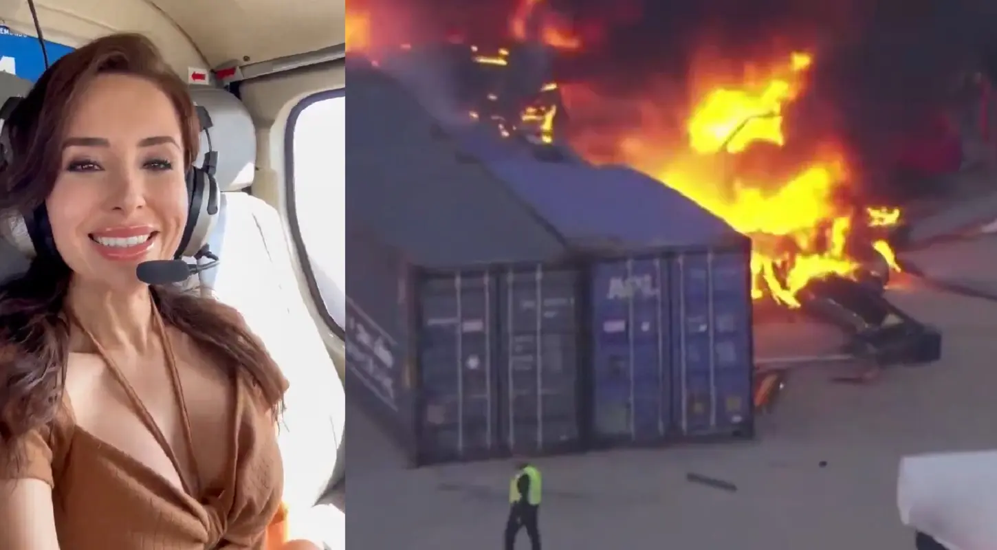 elicottero della nbc precipita mentre riprende un incidente morti il fotoreporter eliana moreno e il pilota george marciniw da Notizieaudaci.it elicottero della nbc precipita mentre riprende un incidente morti il fotoreporter eliana moreno e il pilota george marciniw