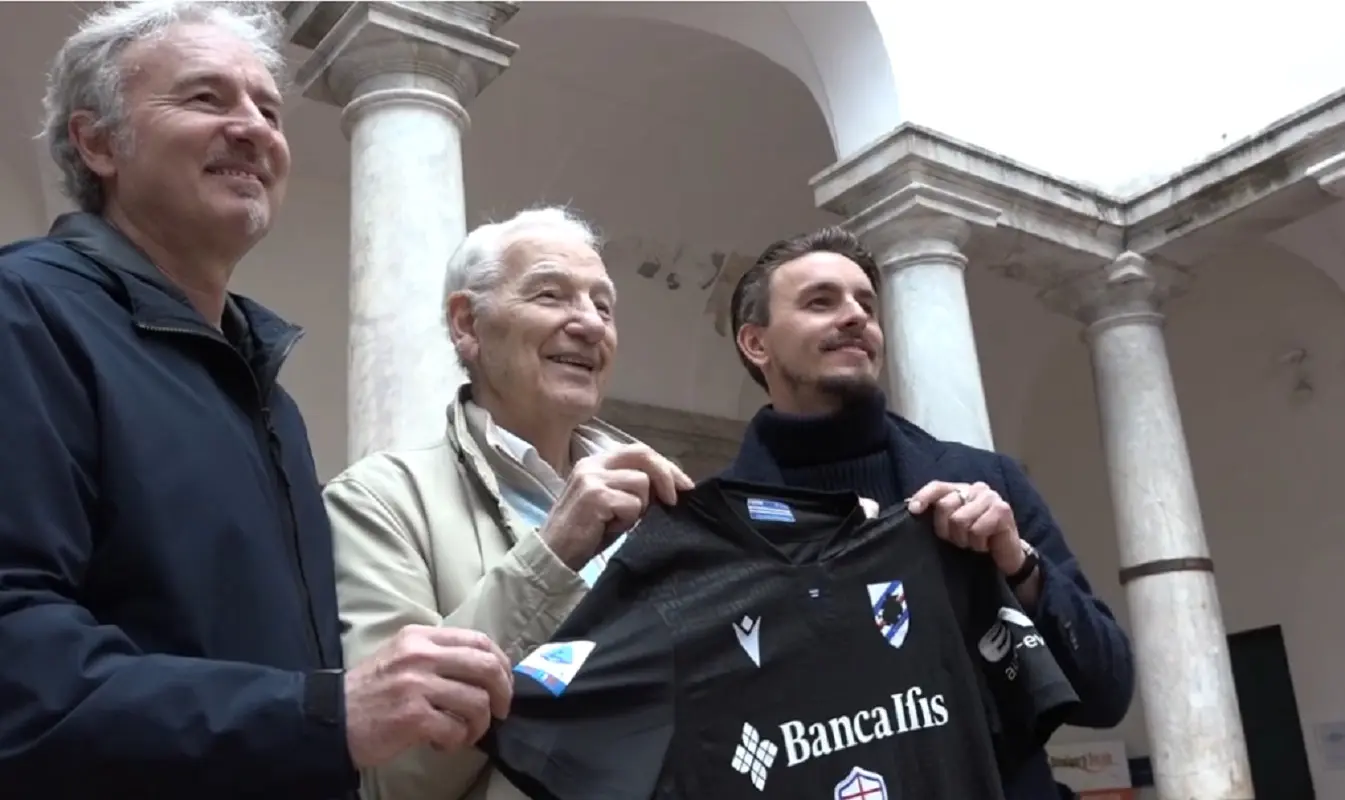 Pero Battara con il figlio Massimo e il nipote Daniele