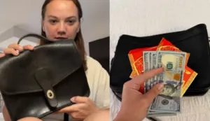 Compra una borsa usata a 35 dollari e trova 400 dollari nascosti: la scelta sorprendente dopo la scoperta