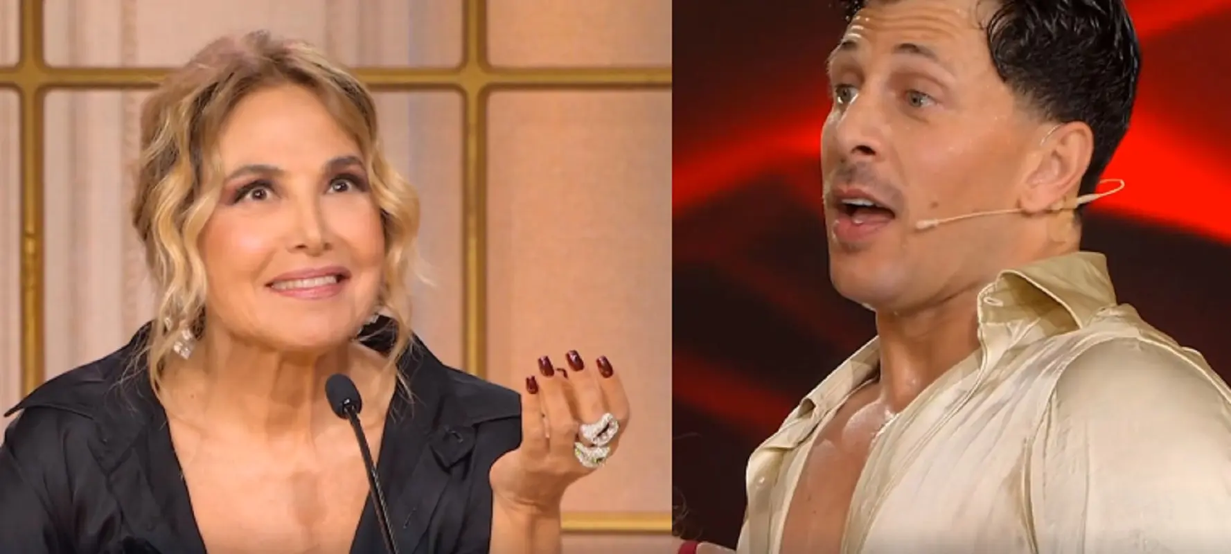 Barbara d'Urso e Pasquale La Rocca