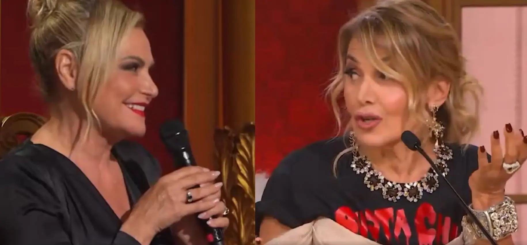 Botta e risposta tra Simona Ventura e Barbara d'Urso nella prima puntata di Ballando con le stelle