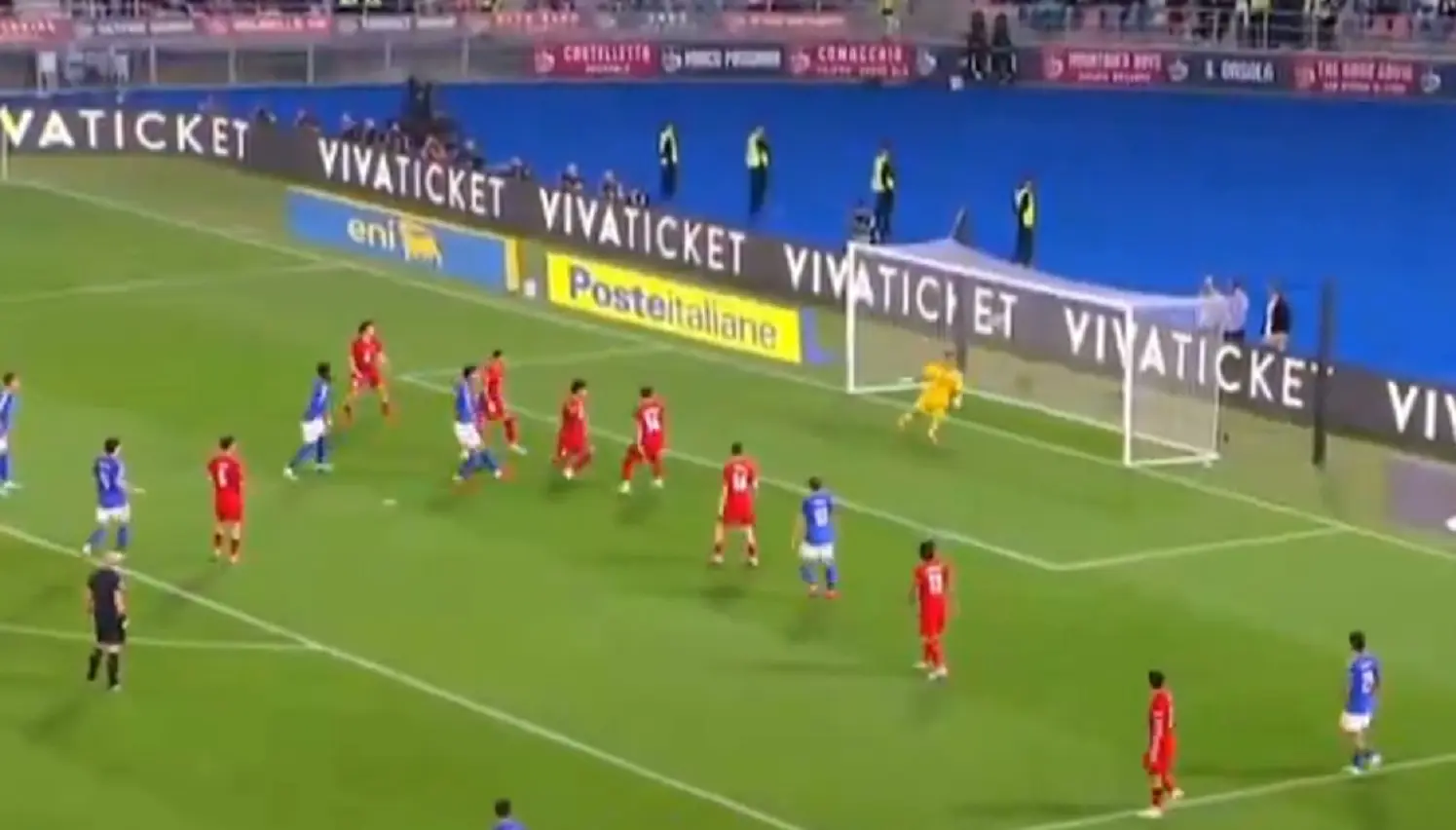 Il gran gol di Scamacca
