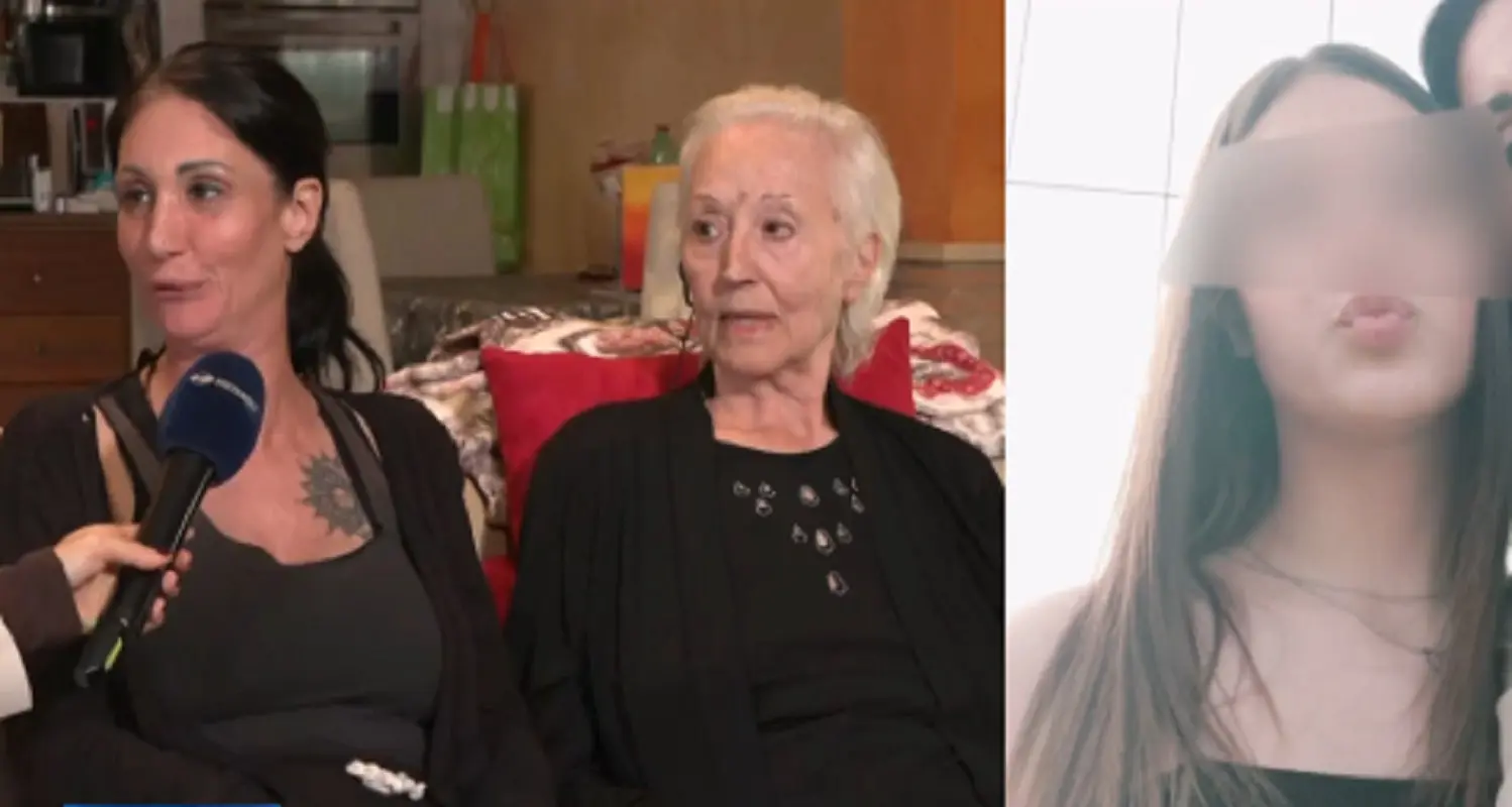 La gioia della mamma e della nonna dopo il ritrovamente delle sorelline di Viterbo