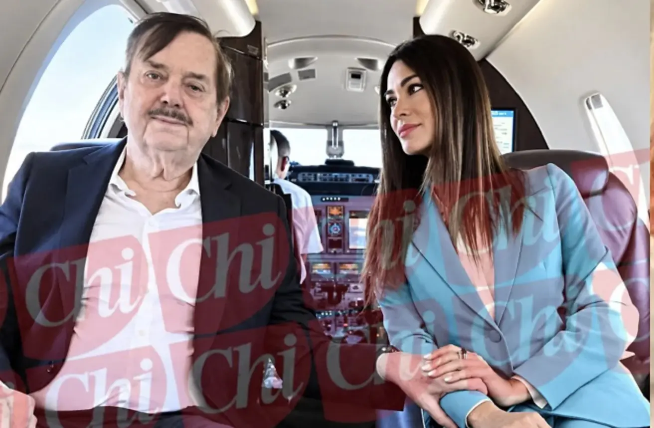 Manuela Arcuri e e il principe Pallavicino nella foto del settimanale Chi