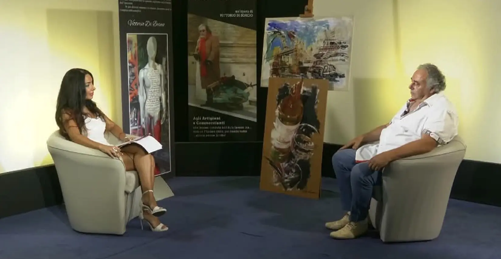 stefania la greca la divina porta l8217arte contemporanea in tv su laqtv debutta dialoghi d8217arte da Notizieaudaci.it stefania la greca la divina porta l8217arte contemporanea in tv su laqtv debutta dialoghi d8217arte